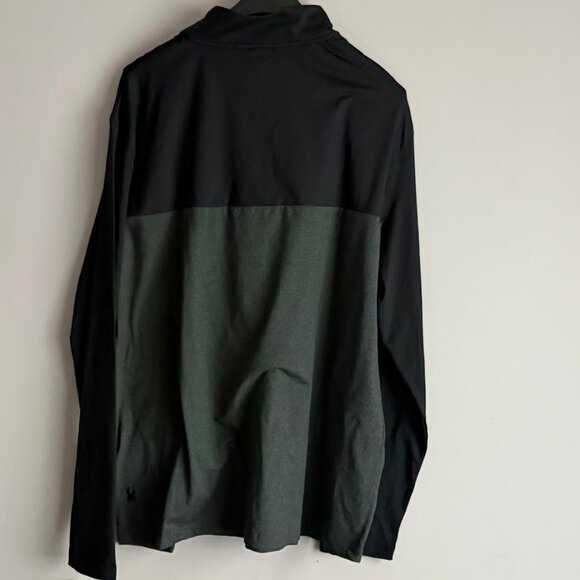 Spyder Men’s Spyre Flex Colourblock 1/4 Zip Pullover Sweater – XL - Picture 3 of 5